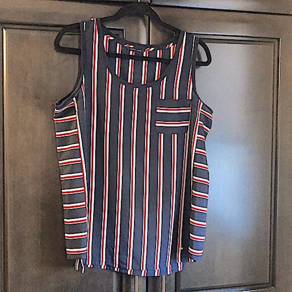 Tommy Hilfiger striped dressy tank shirt